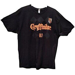 Tultex 202 Black Harry Potter Gryffindor 07 Tee Shirt XXL
